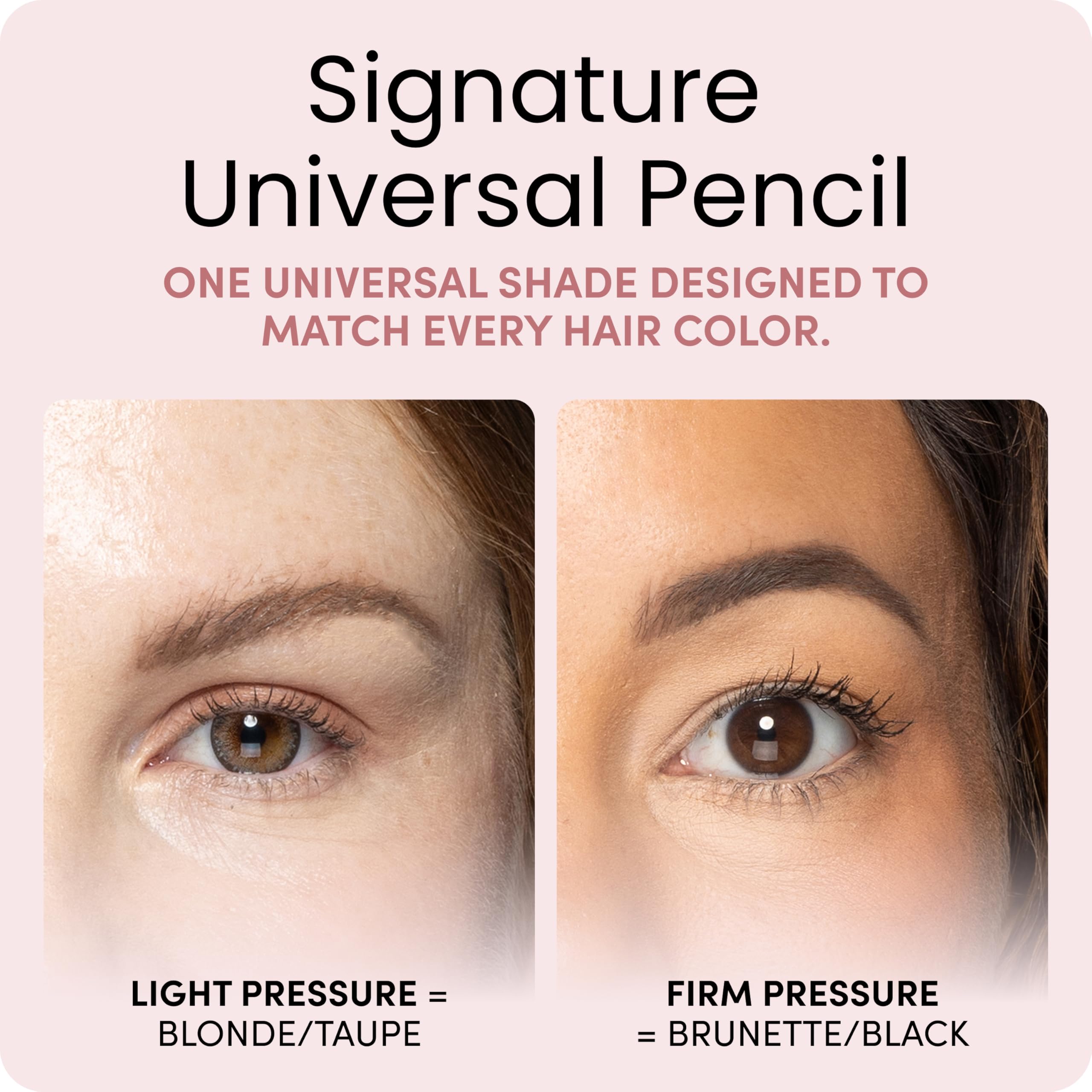 Billion Dollar Brows spoolie detail blends brows for natural finish