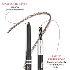 Billion Dollar Brows swatches on skin show universal shade adaptability