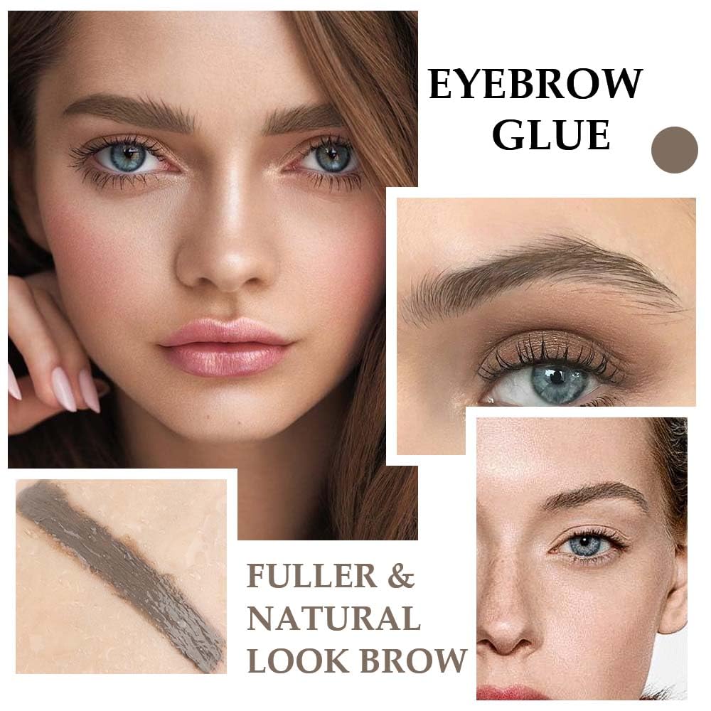 BINGBRUSH applying gel to brows step by step for easy grooming