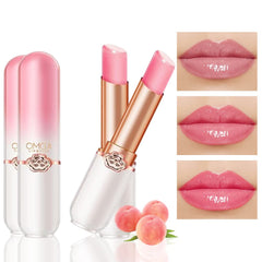 BINGBRUSH front packaging showing two peach color-changing lipsticks and gifting appeal