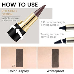 BINGBRUSH gel pencil in a makeup bag setting showing everyday convenience
