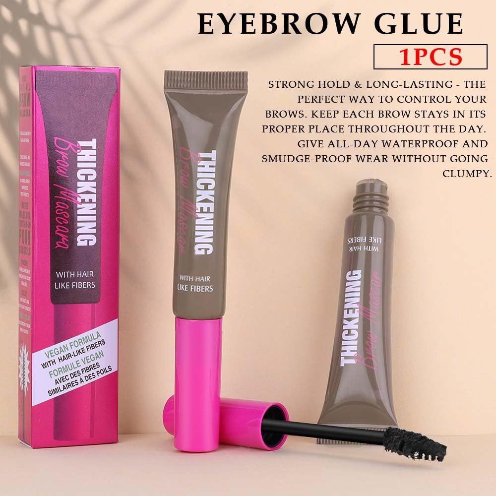 BINGBRUSH lifestyle shot of daytime brows holding shape and color