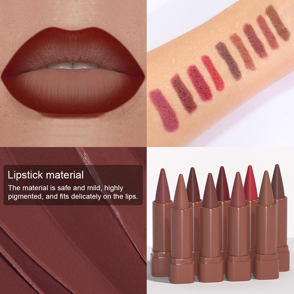 BINGBRUSH size scale in hand to convey compact, travel-friendly lip crayon