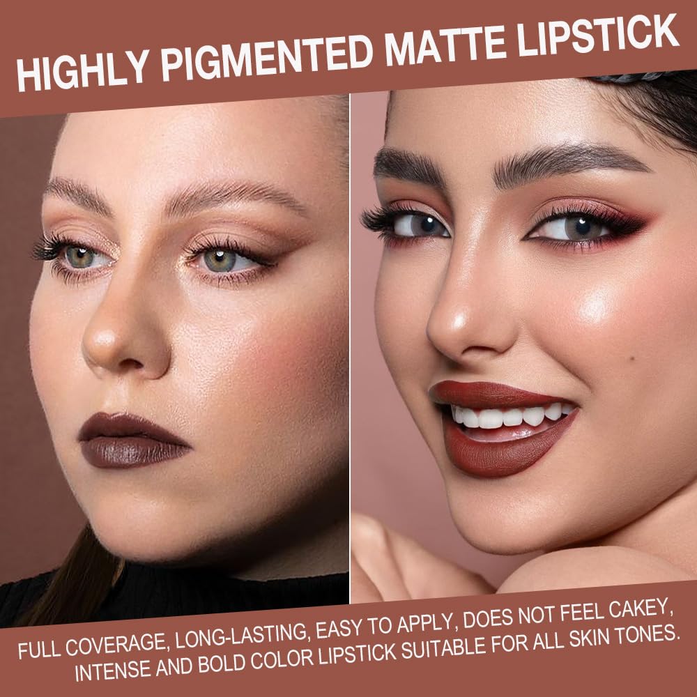 BINGBRUSH matte texture swatch on skin showing rich pigment and smooth blend