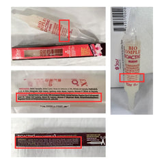 Bio Complex ampoule beside measuring cup showing dilution ratio clarity
