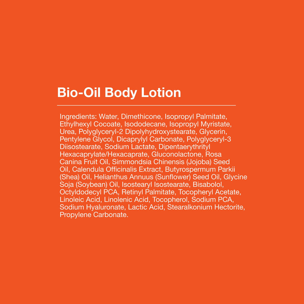 Close-up of skin after Bio-Oil application showing smooth hydrated surface
