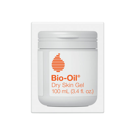 Bio-Oil front packaging showing tube and product name, easy storage benefit