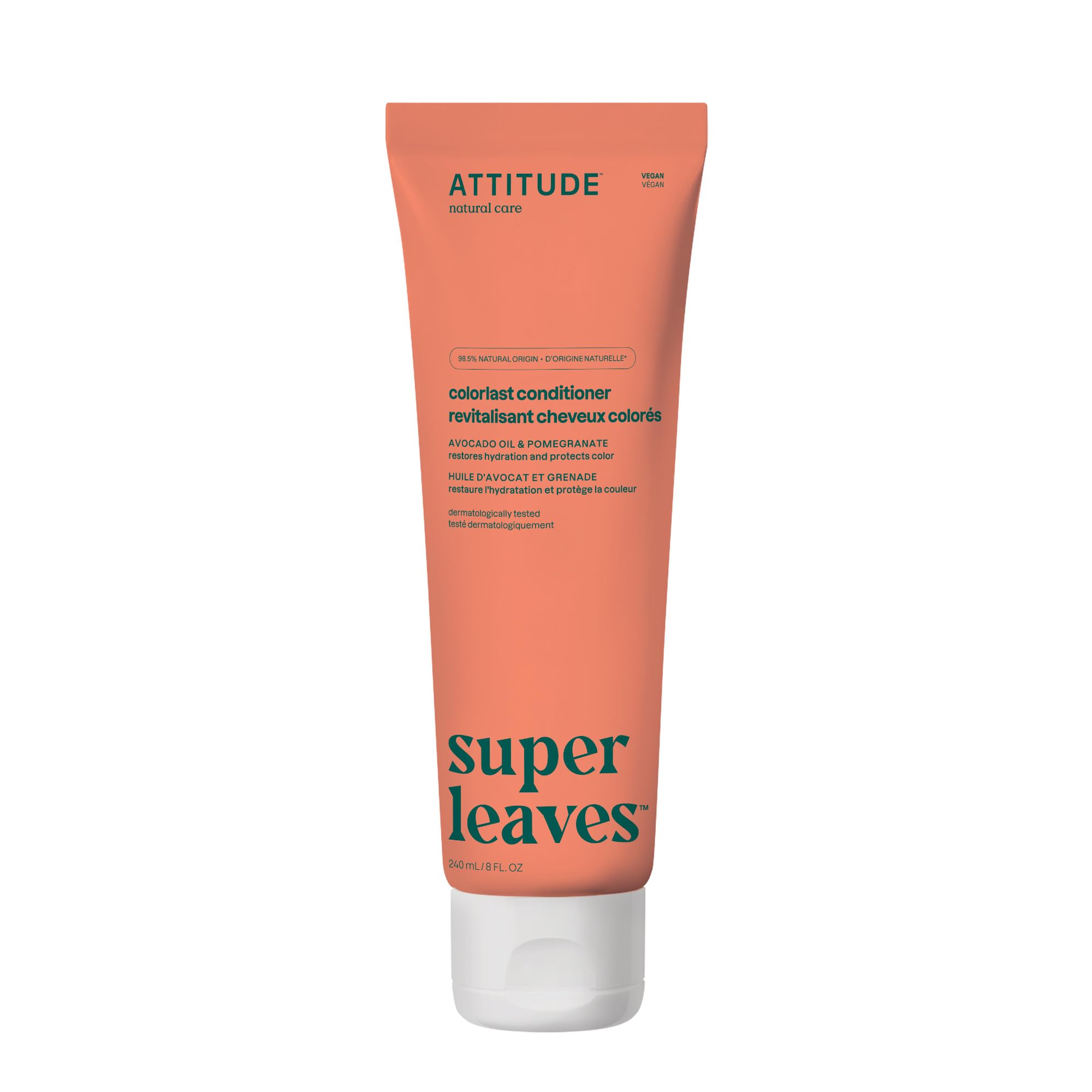 BIO SPECTRA ATTITUDE front bottle showing clean packaging and color care benefit