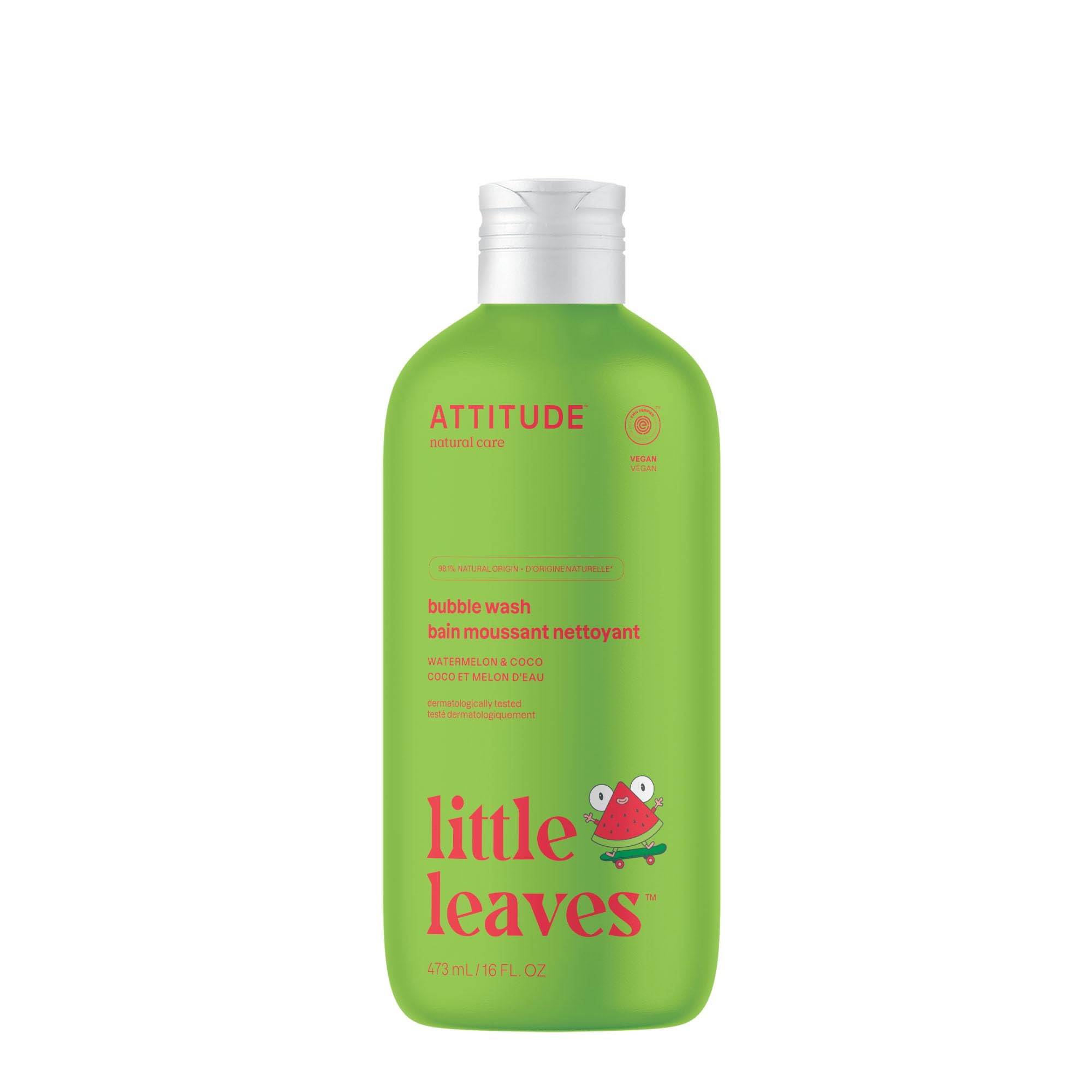 BIO SPECTRA ATTITUDE front bottle showing watermelon & coco label and kid-friendly design