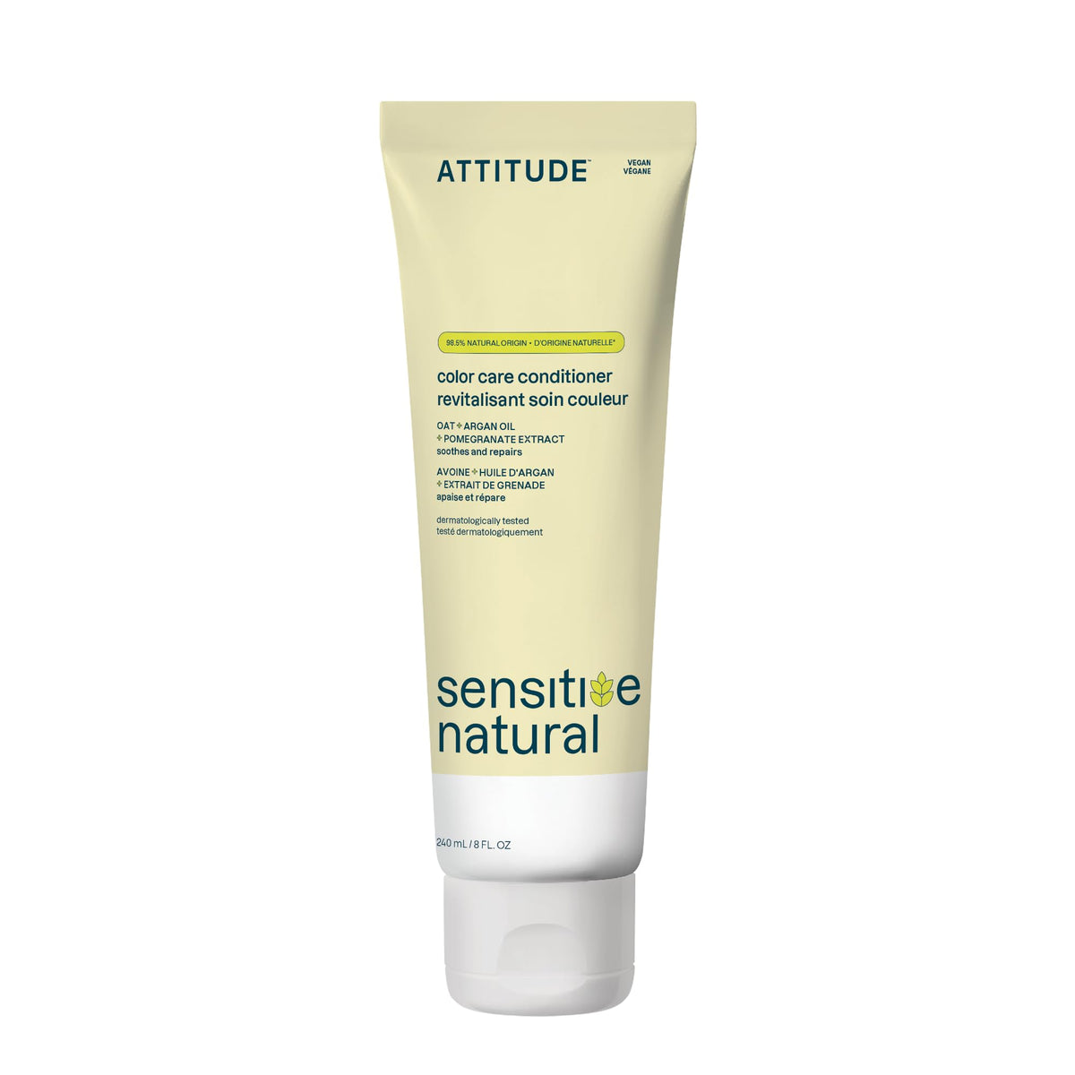 BIO SPECTRA ATTITUDE front bottle showing label and color care benefits