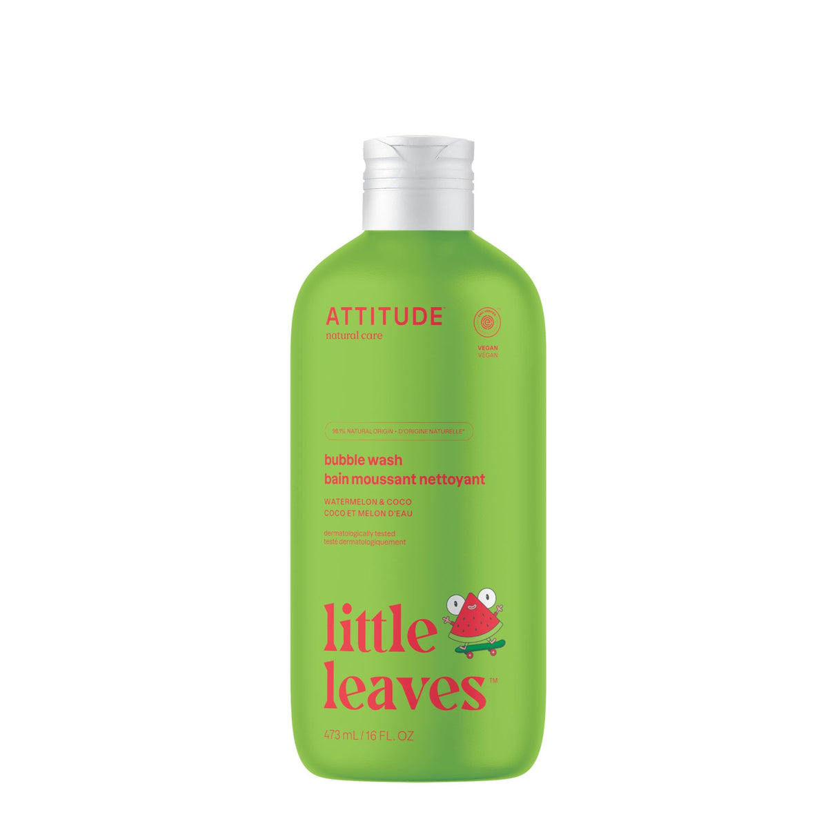 BIO SPECTRA ATTITUDE front bottle showing watermelon & coco label and kid-friendly design