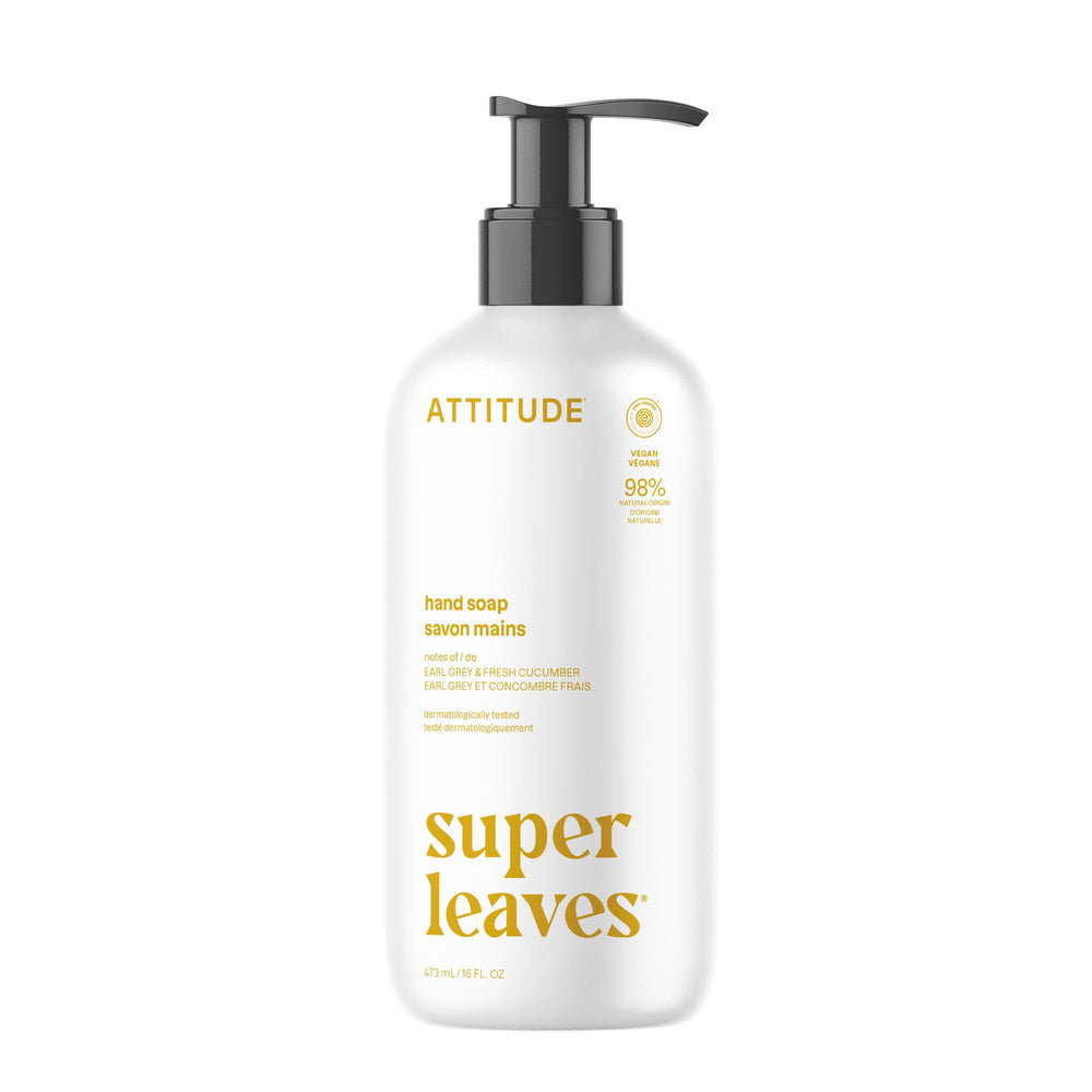 BIO SPECTRA ATTITUDE front label showing clean ingredients and scent benefit