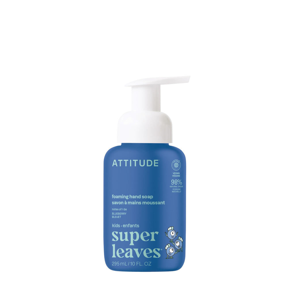 BIO SPECTRA ATTITUDE front packaging showing blueberry scent and clean formula benefits