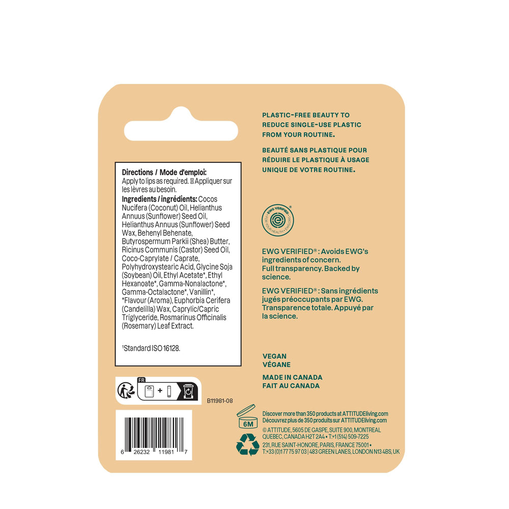 BIO SPECTRA ATTITUDE FSC cardboard packaging highlighting eco benefit