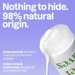 BIO SPECTRA ATTITUDE grapeseed oil ingredient close-up promoting shine