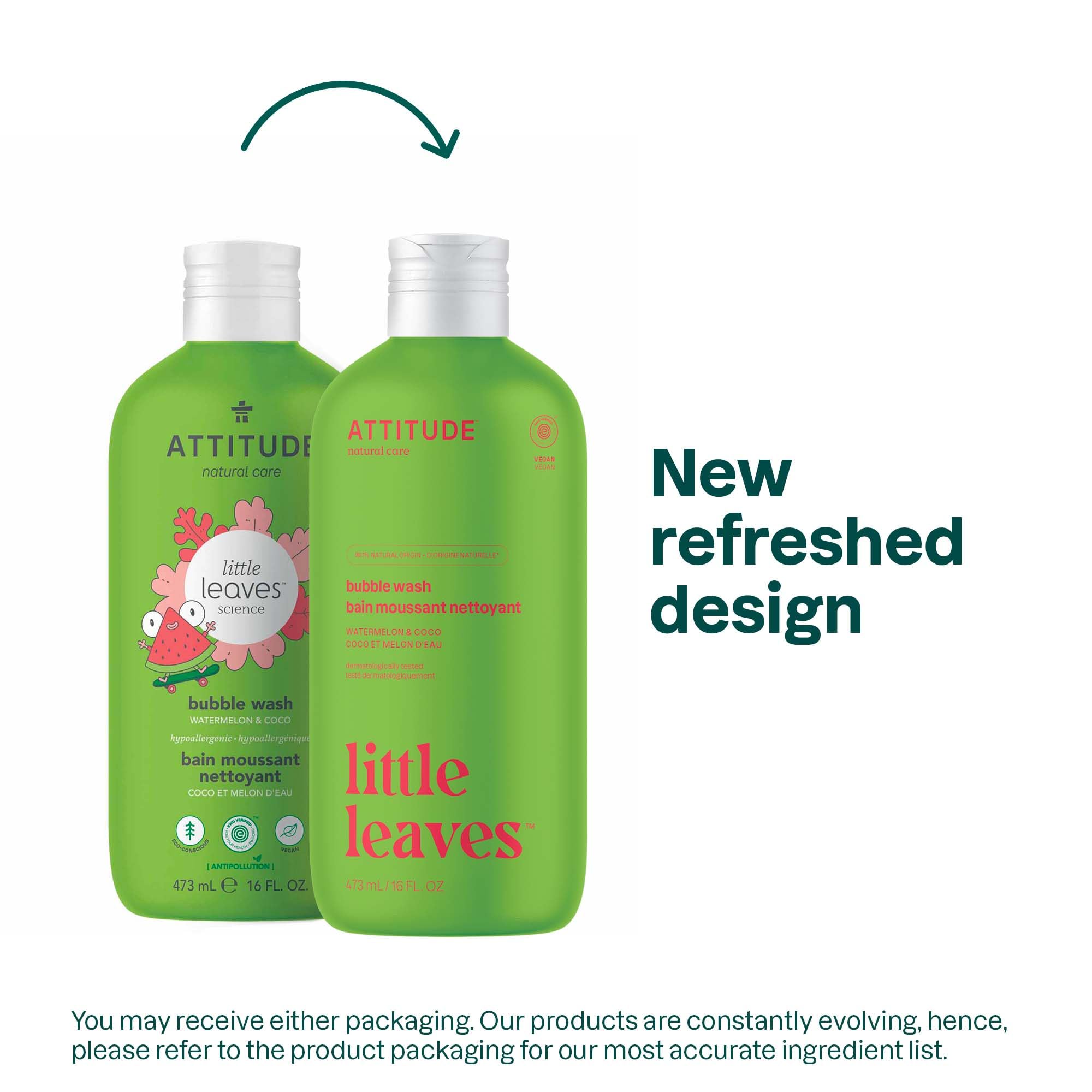BIO SPECTRA ATTITUDE label close-up highlighting EWG Verified badge and ingredient claims