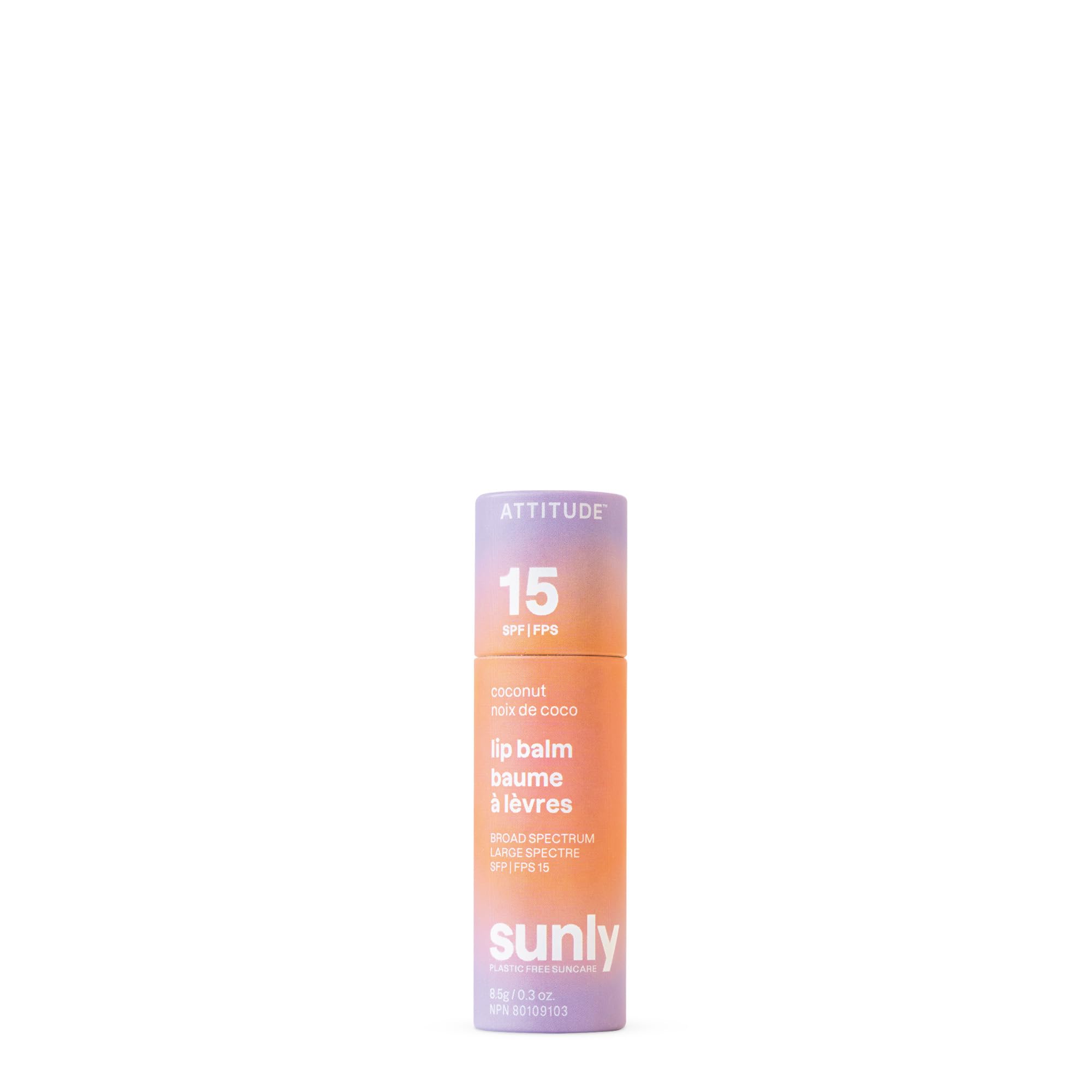 BIO SPECTRA ATTITUDE front packaging showing SPF15 and coconut scent benefits