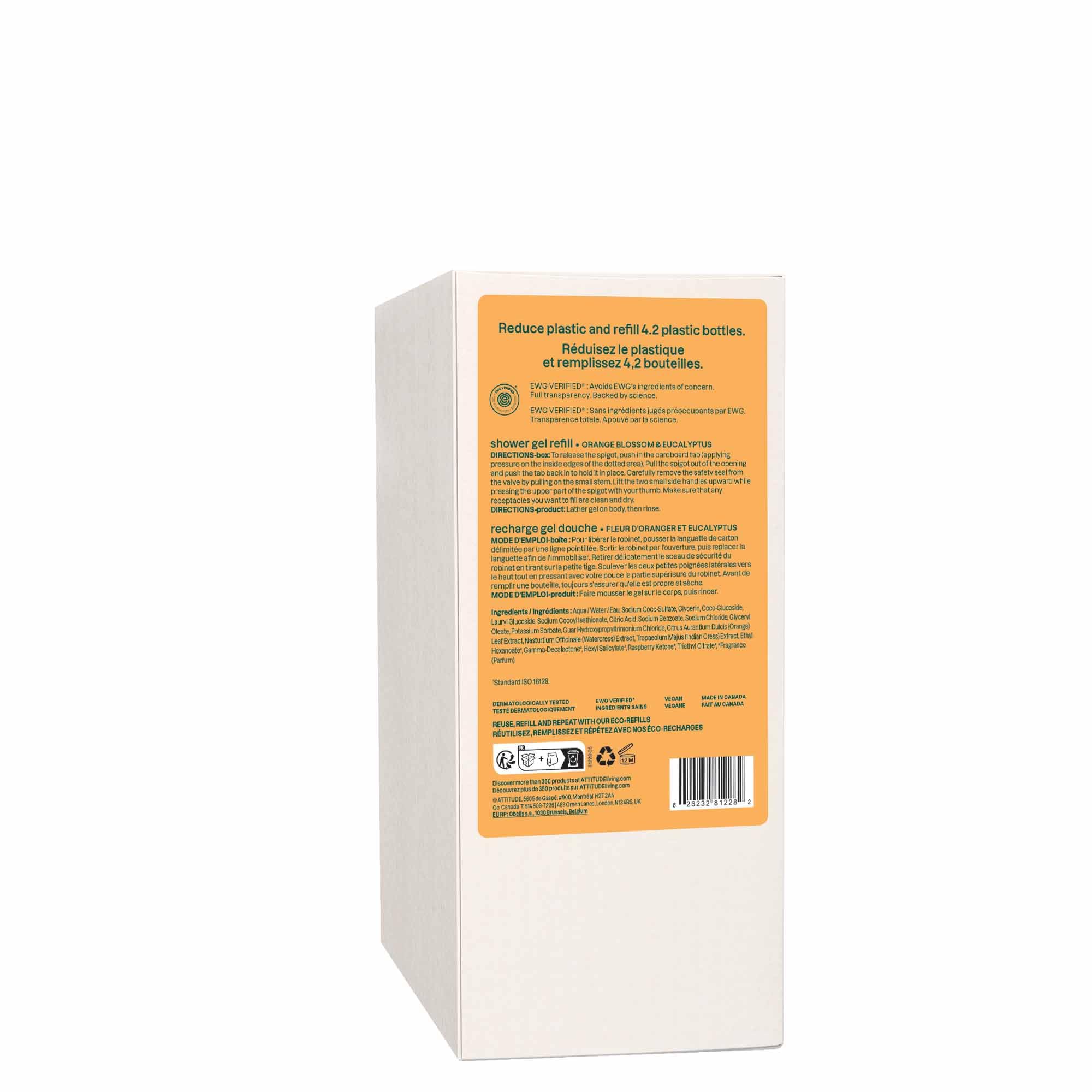 BIO SPECTRA ATTITUDE pouring refill into pump showing easy-transfer convenience benefit