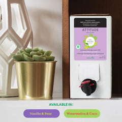 BIO SPECTRA ATTITUDE dispensing into pump bottle for easy refill and reduced plastic