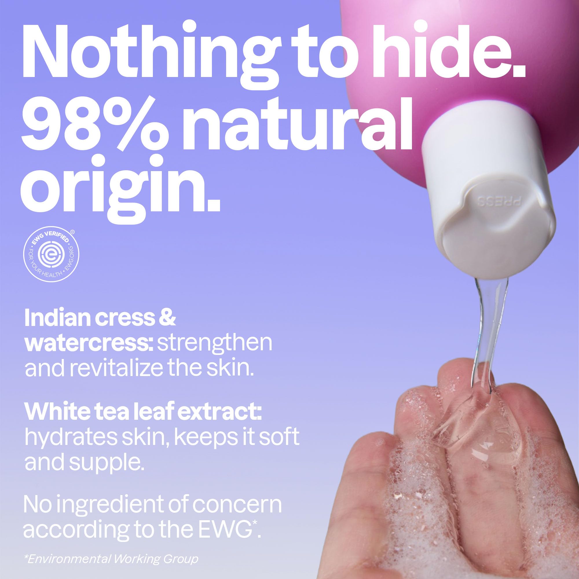 BIO SPECTRA ATTITUDE texture foam close-up showing rich lather benefit: soft, non-drying feel