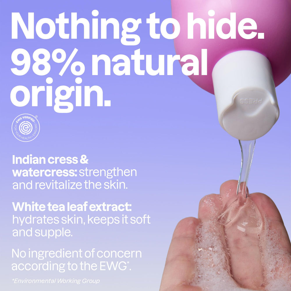 BIO SPECTRA ATTITUDE texture foam close-up showing rich lather benefit: soft, non-drying feel