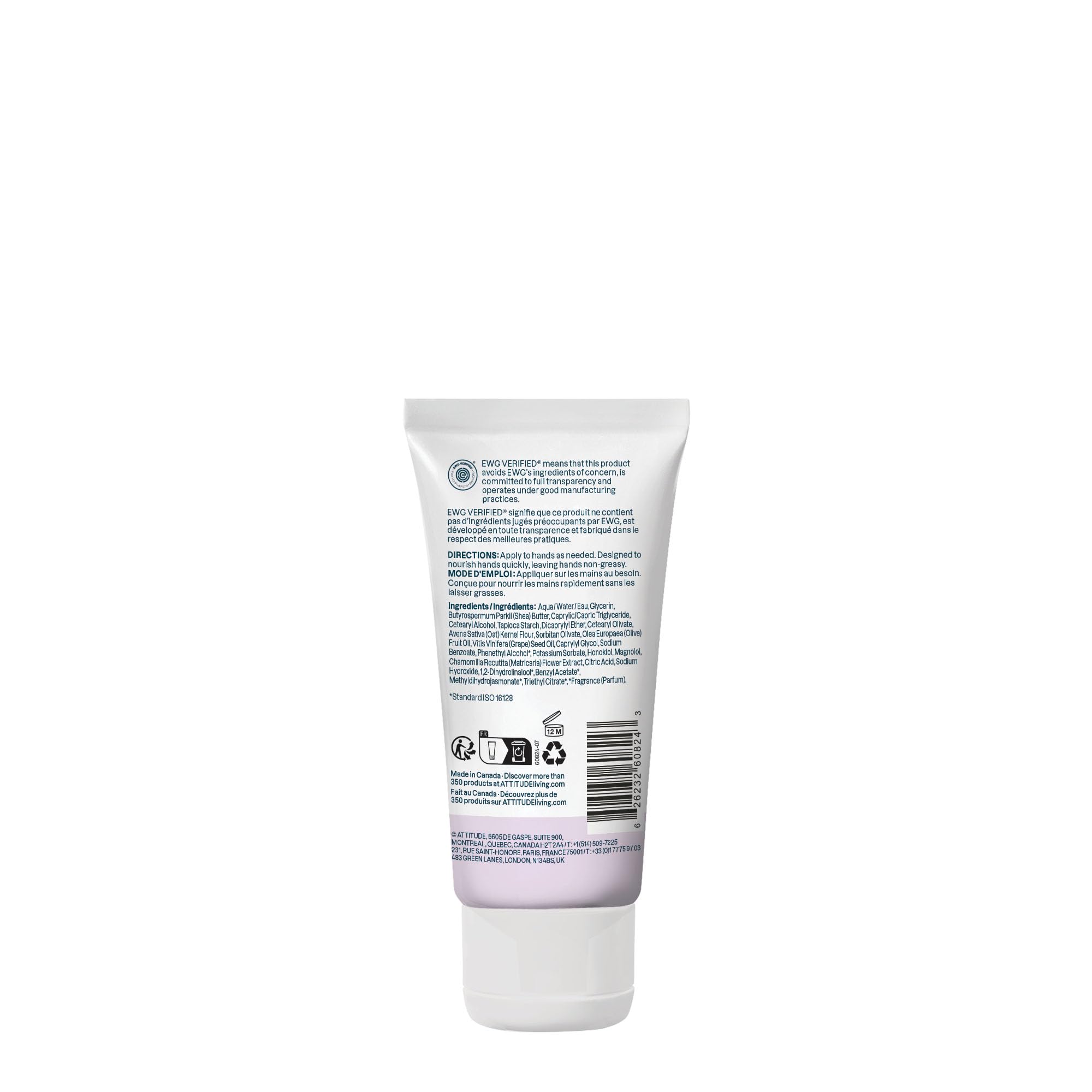 BIO SPECTRA ATTITUDE lifestyle on bathroom vanity showing daily routine and calming scent benefit