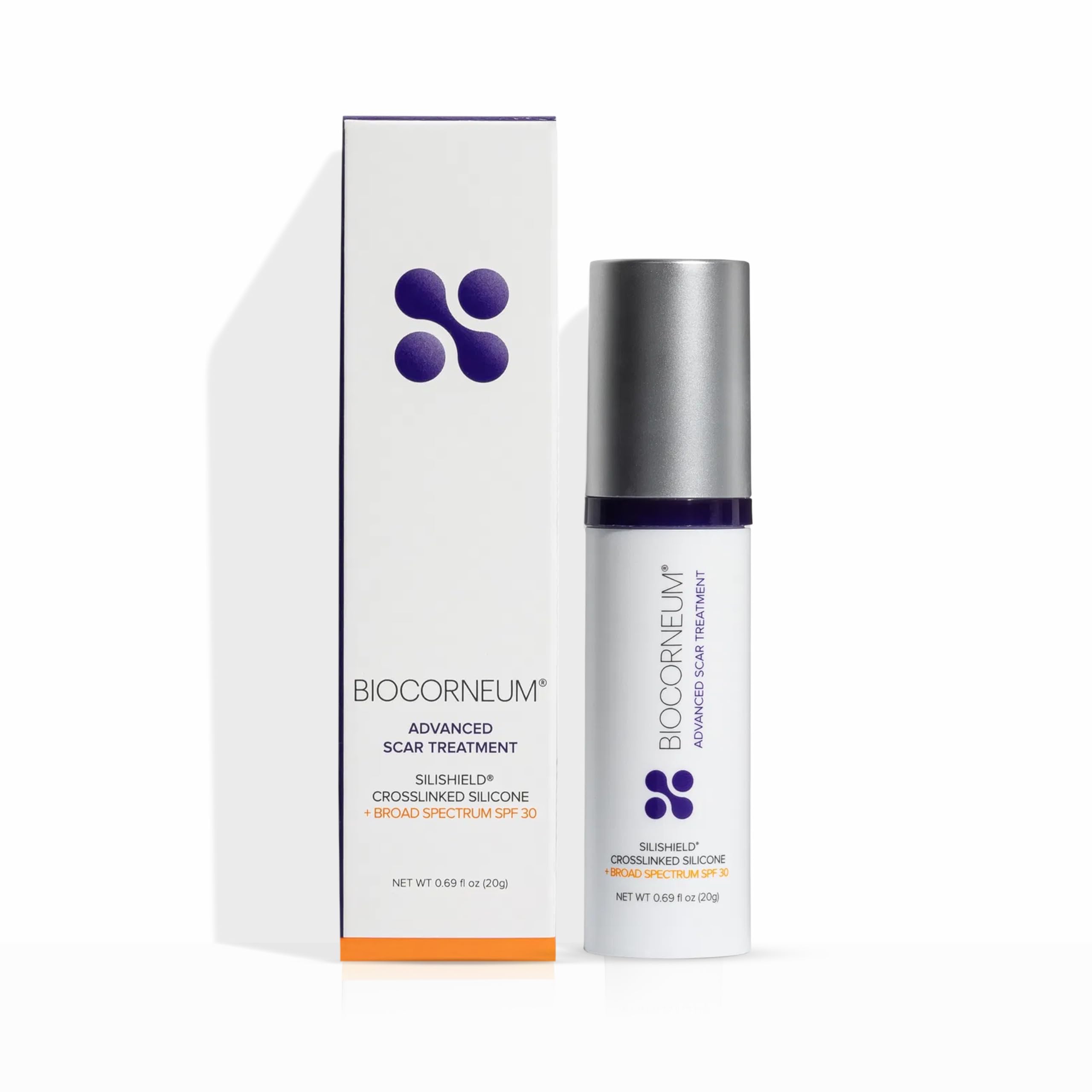 BIOCORNEUM front packaging showing 20g tube and benefits