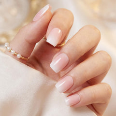 Bioday front packaging showing nude-pink ombre nails and included kit benefits