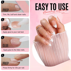 Bioday layout of 15 sizes and 30 nails illustrating precise fit options