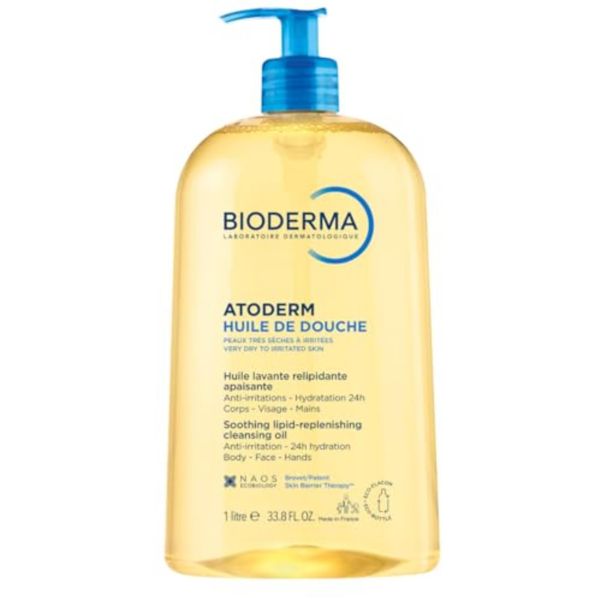 Bioderma front packaging showing bottle and label for clear identification and reassurance