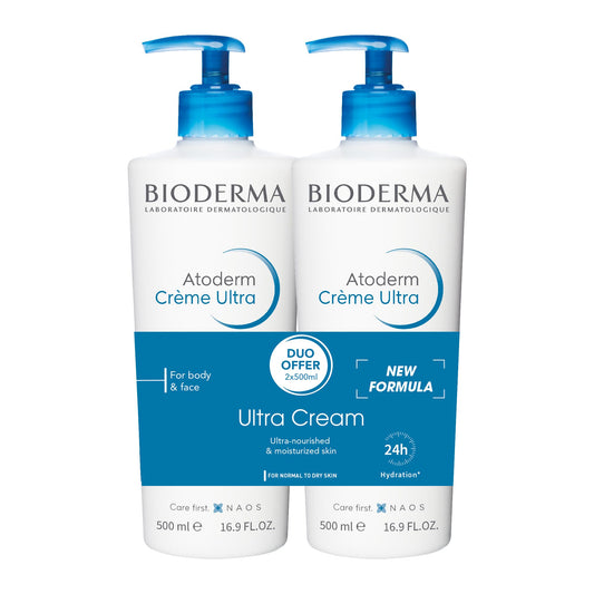 Bioderma front packaging showing duo pack and hydration benefit