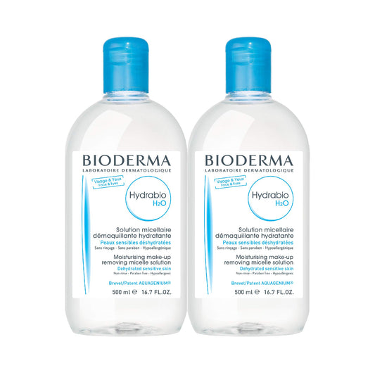 Bioderma front bottle showing product size and label for convenient cleansing