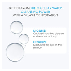 Bioderma ingredient label with niacinamide and glycerin for moisture support