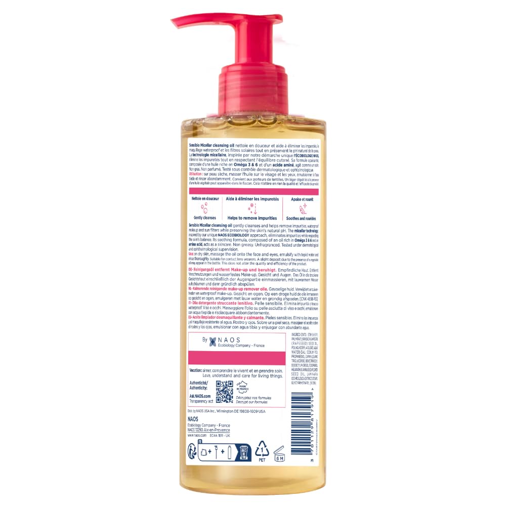 Bioderma pump dispensing cleanser to show easy application and controlled dosage