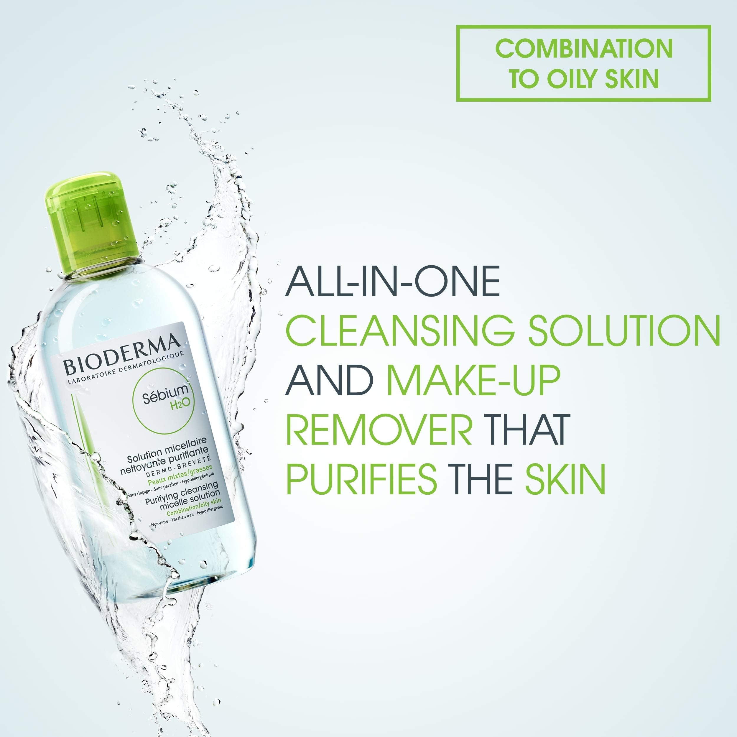 Bioderma close-up label view highlighting product purpose and gentle formula
