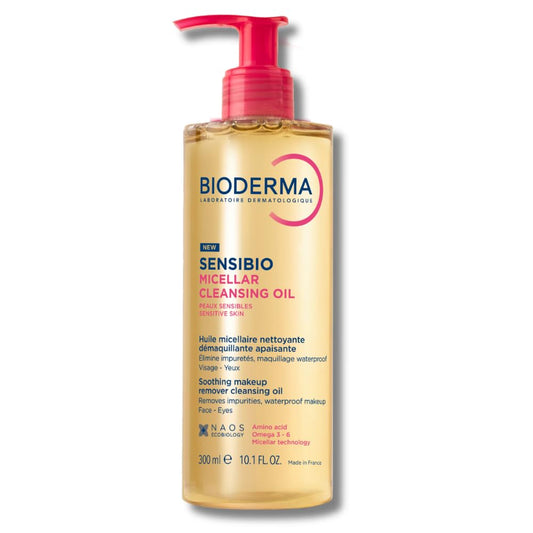 Bioderma front packaging showing bottle and label, clear product recognition and trust