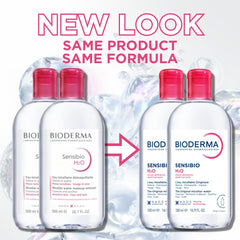 Close-up of Bioderma label highlighting micellar technology and pH balance