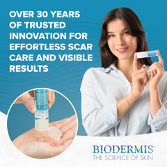 BIODERMIS SilqueClenz on bathroom shelf near skincare items showing daily routine compatibility