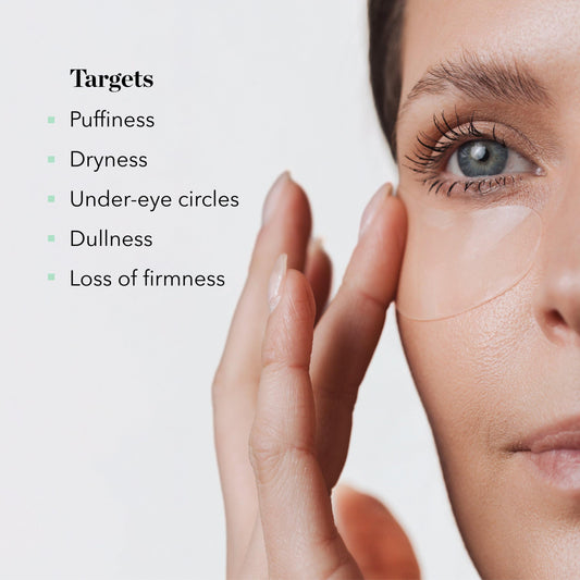 BIOEFFECT close-up of hydrogel texture highlighting cooling, hydrating surface