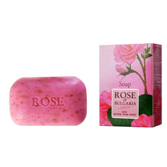 Biofresh lathered soap in hand demonstrating creamy foam and conditioning benefit
