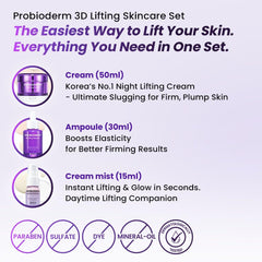 BIOHEAL BOH cream applied on cheek illustrating smooth blend and lift