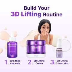 BIOHEAL BOH set beside common items showing compact, travel-ready size