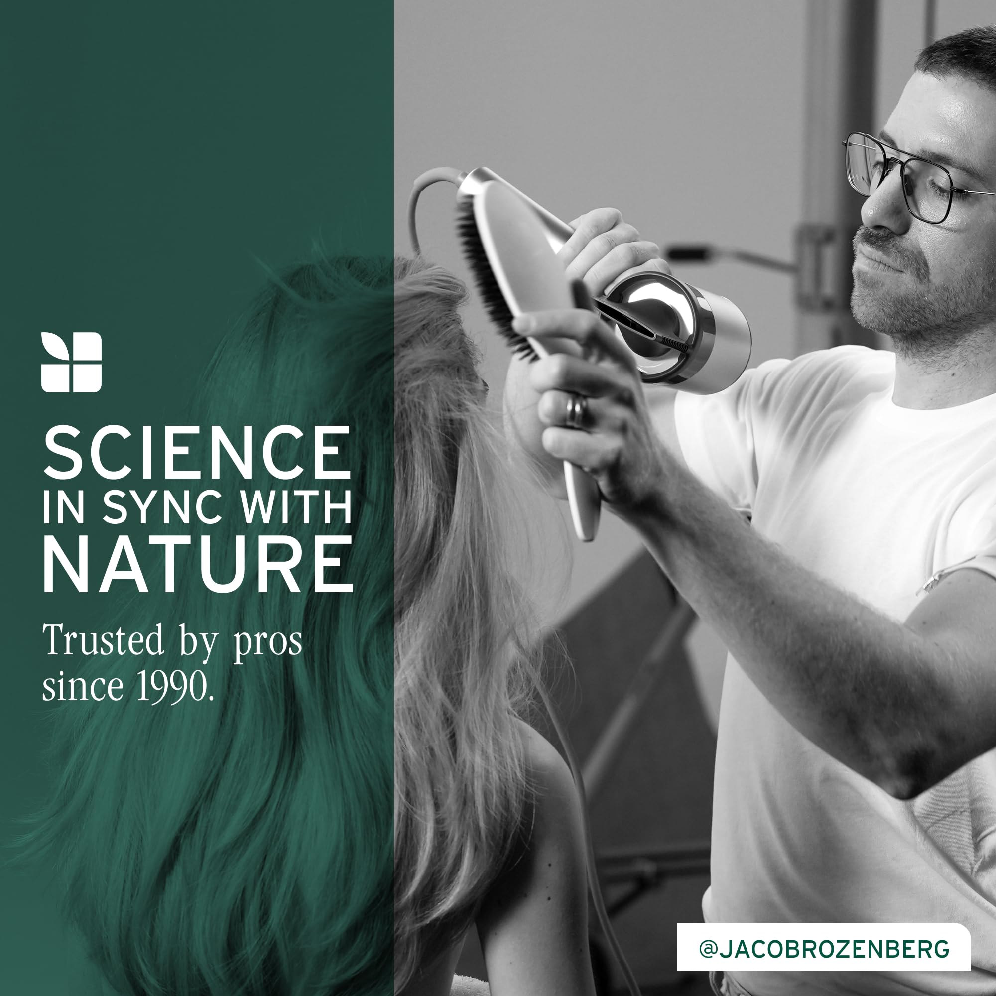 Biolage before and after fine hair comparison illustrating visibly fuller-looking results