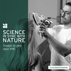 Biolage before and after fine hair comparison illustrating visibly fuller-looking results