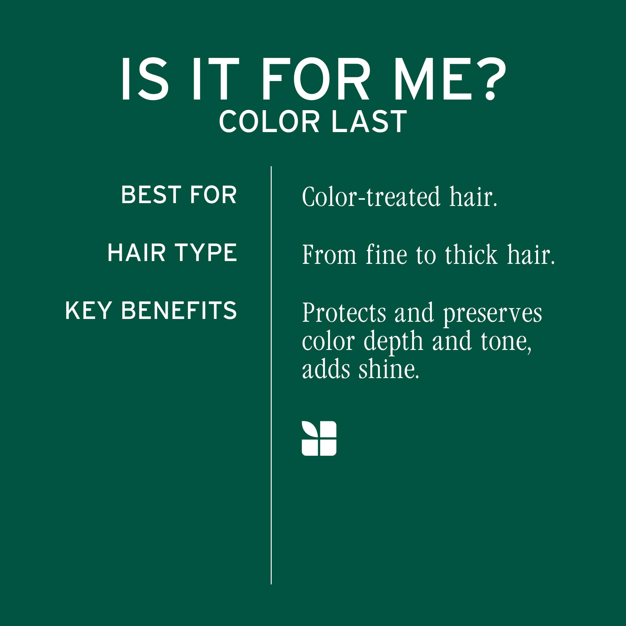 Biolage shampoo paired with conditioner for complete care