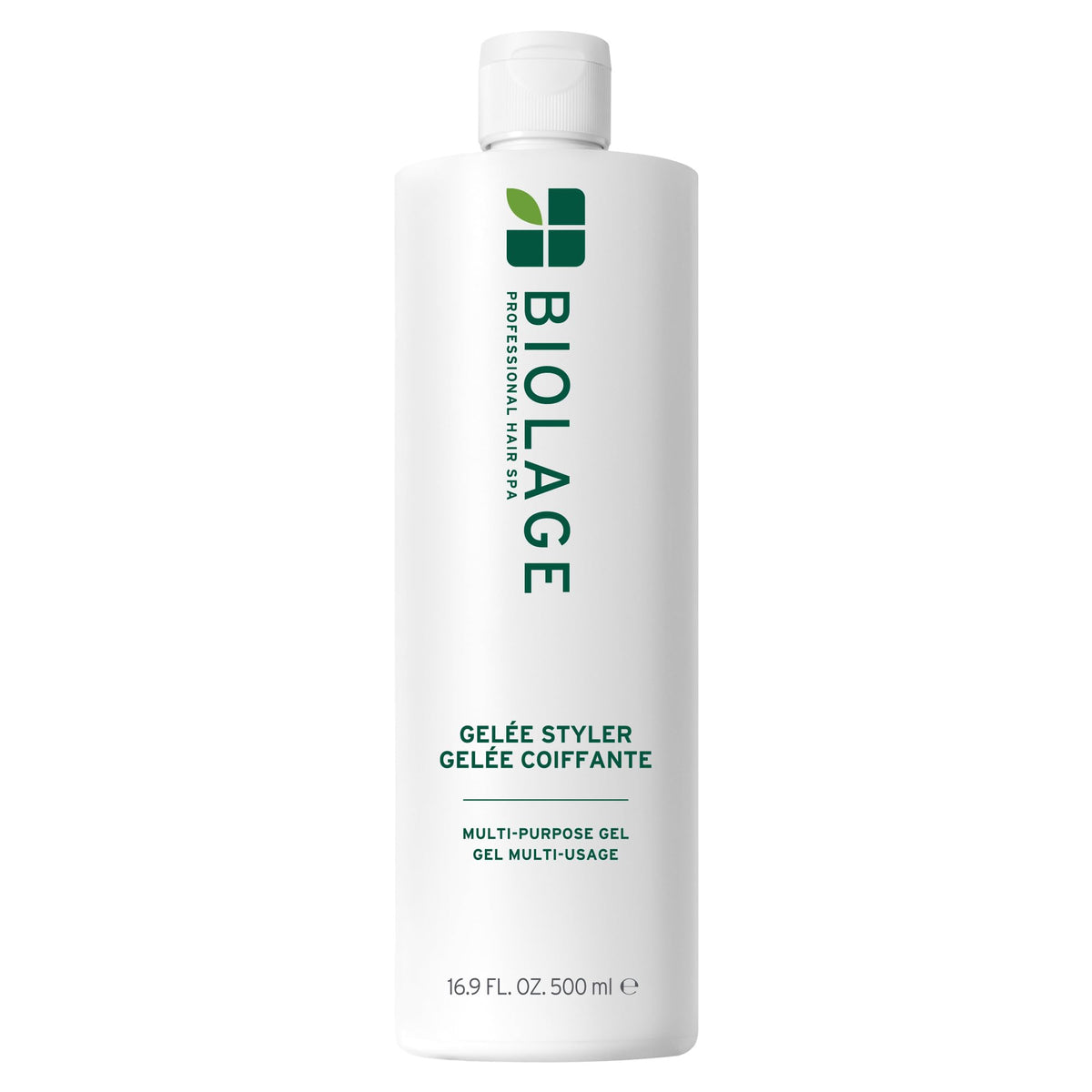 Biolage front bottle showing label and size for clear identification and benefit