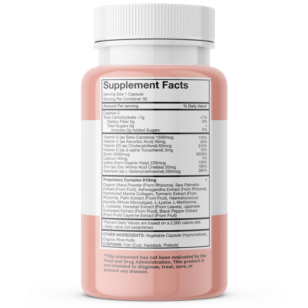 BioMiracle capsules beside ruler showing capsule size and dosage clarity