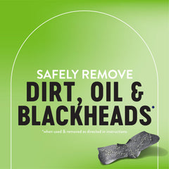 Bioré close-up of charcoal strip texture showing adhesive and charcoal layer effectiveness