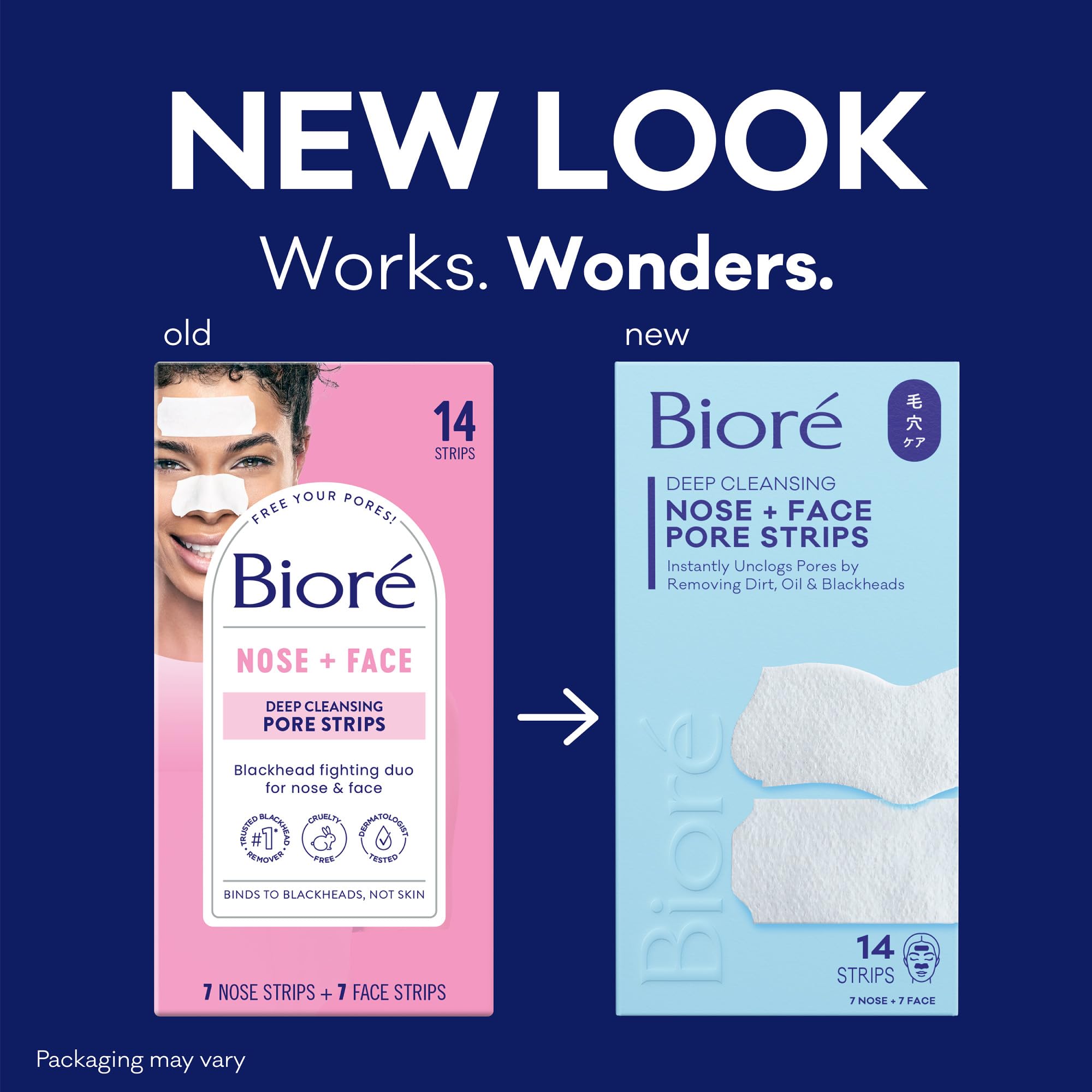 Bioré close-up of strip texture demonstrating strong but gentle adhesion