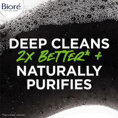 Bioré gel dispensed from pump showing clear texture for easy application and spread